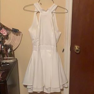 White halter dress! Size small 20$